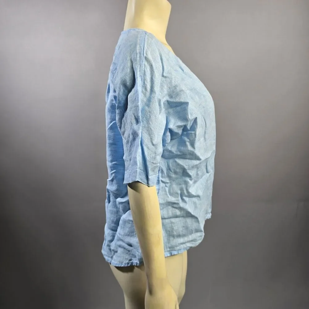 J. Jill Light Blue Women's Blouse R3